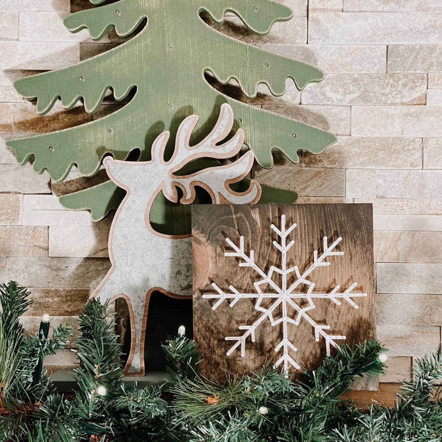 Snowflake DIY String Art Kit