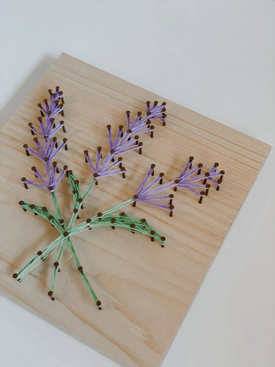 Lavender DIY String Art Kit