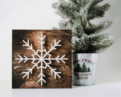 Snowflake DIY String Art Kit