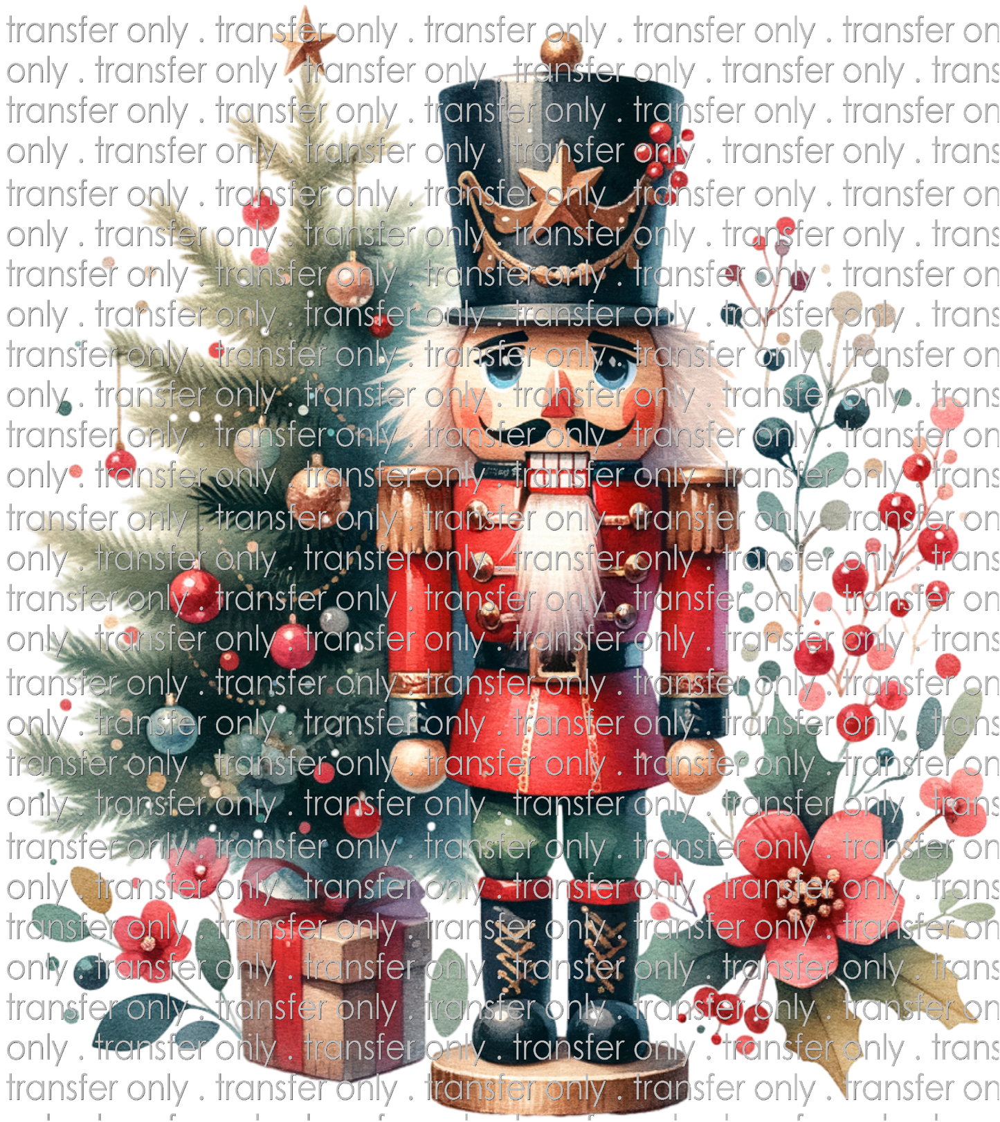 CHR 1087 Nutcracker Christmas Vintage Scene