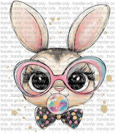 EST 204 Bunny with Bubble and Glasses