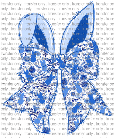 EST 241 Blue Bows with Bunny Ears