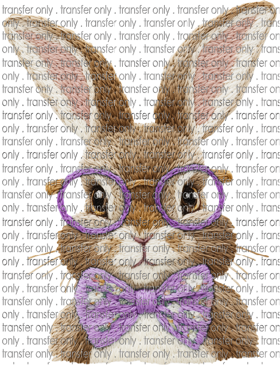 EST 247 Easter Bunny with Purple Bow