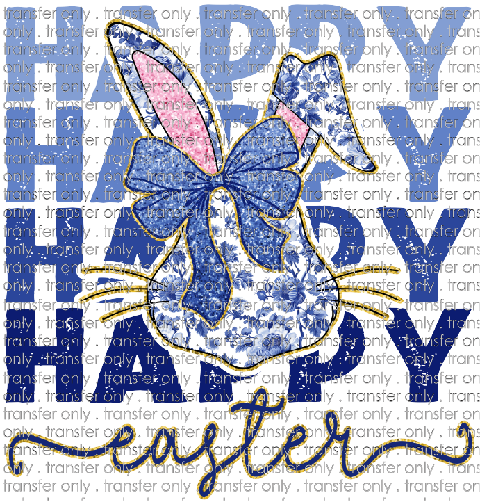 EST 251 Happy Easter Bunny Toile