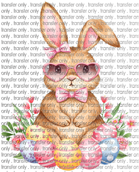 EST 256 Easter Bunny with Flowers and Eggs
