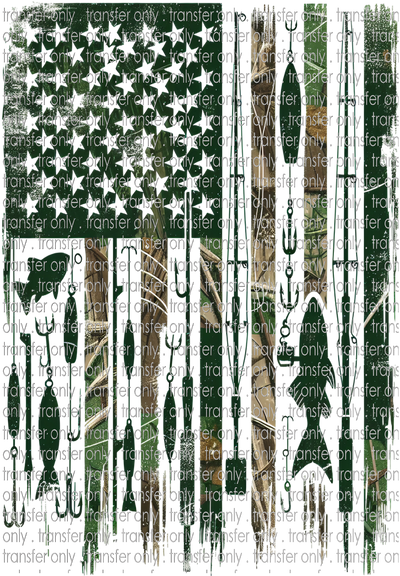 FAM 222 Camo Fishing Flag