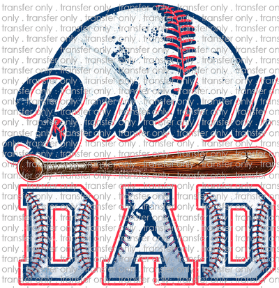 FAM 223 Baseball Dad with Ball and Bat