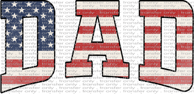 FAM 225 Dad American Flag