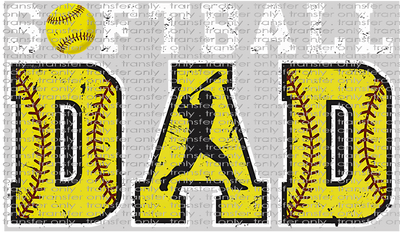 FAM 230 Retro Softball Baseball Dad