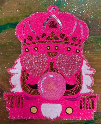 Nutcracker Pink - Sequins Iron On Patch
