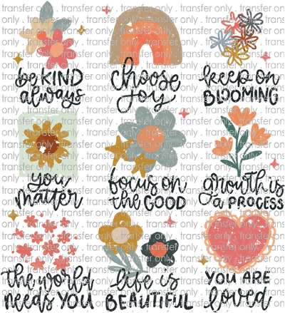 KIND 189 Positive Doodles Distressed