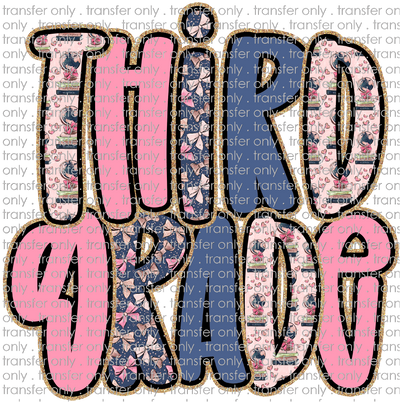 SCH 2134 Third Grade Blue and Pink