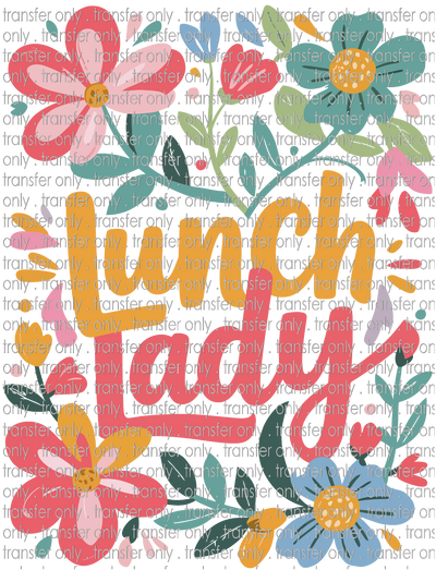 SCH 2288 Lunch Lady Surrounded by Flowers