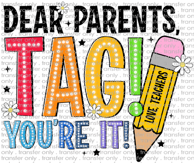 SCH 899 Tag Your'e It