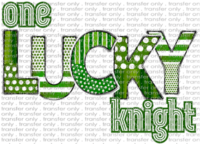 SCHMAS 528 One Lucky Knight