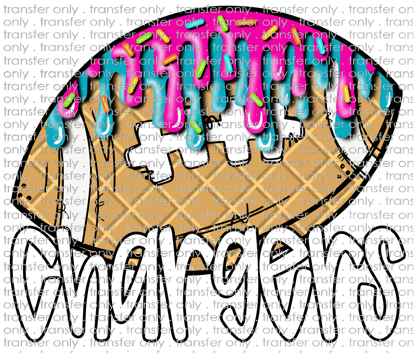 SCHMAS 600 Chargers Football Ice cream Drip