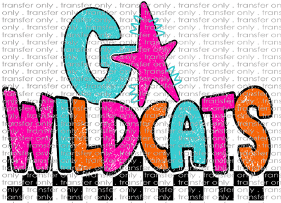 SCHMAS 625 Go Wildcats Preppy