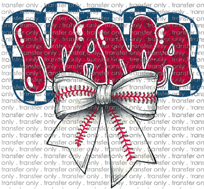 SPT 574 Leopard Mama with Baseball Bow