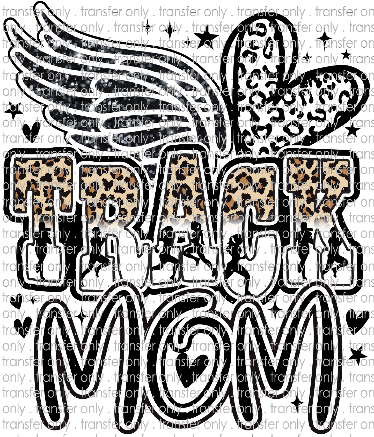 SPT 588 Track Mom Leopard with Heart