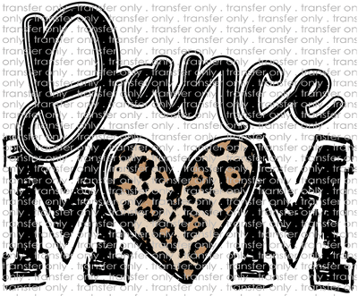 SPT 599 Dance Mom Leopard Heart