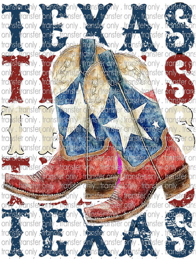 TX 152 Boots Texas with Star