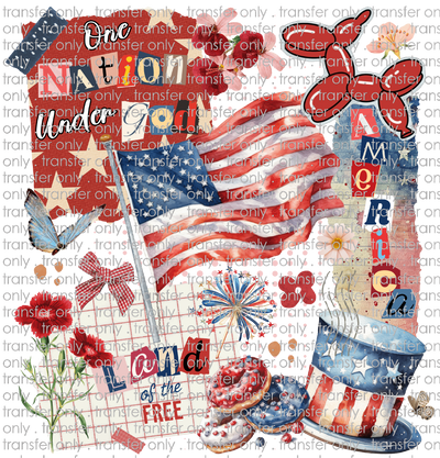 USA 266 Patchwork Collage USA
