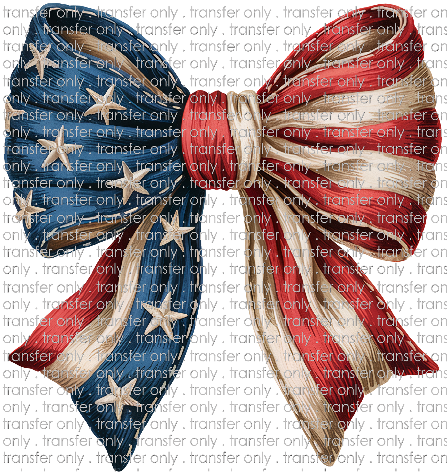 USA 287 4th of July American Flag Bow