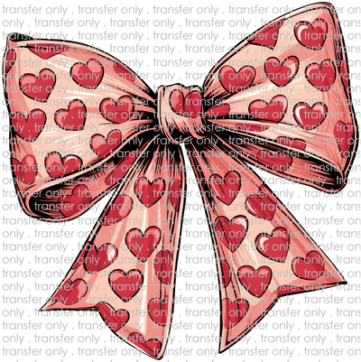 VAL 413 Valentine Bow with Hearts