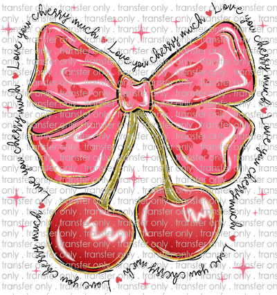 VAL 417 Bow with Cherry Love You Cherry Much