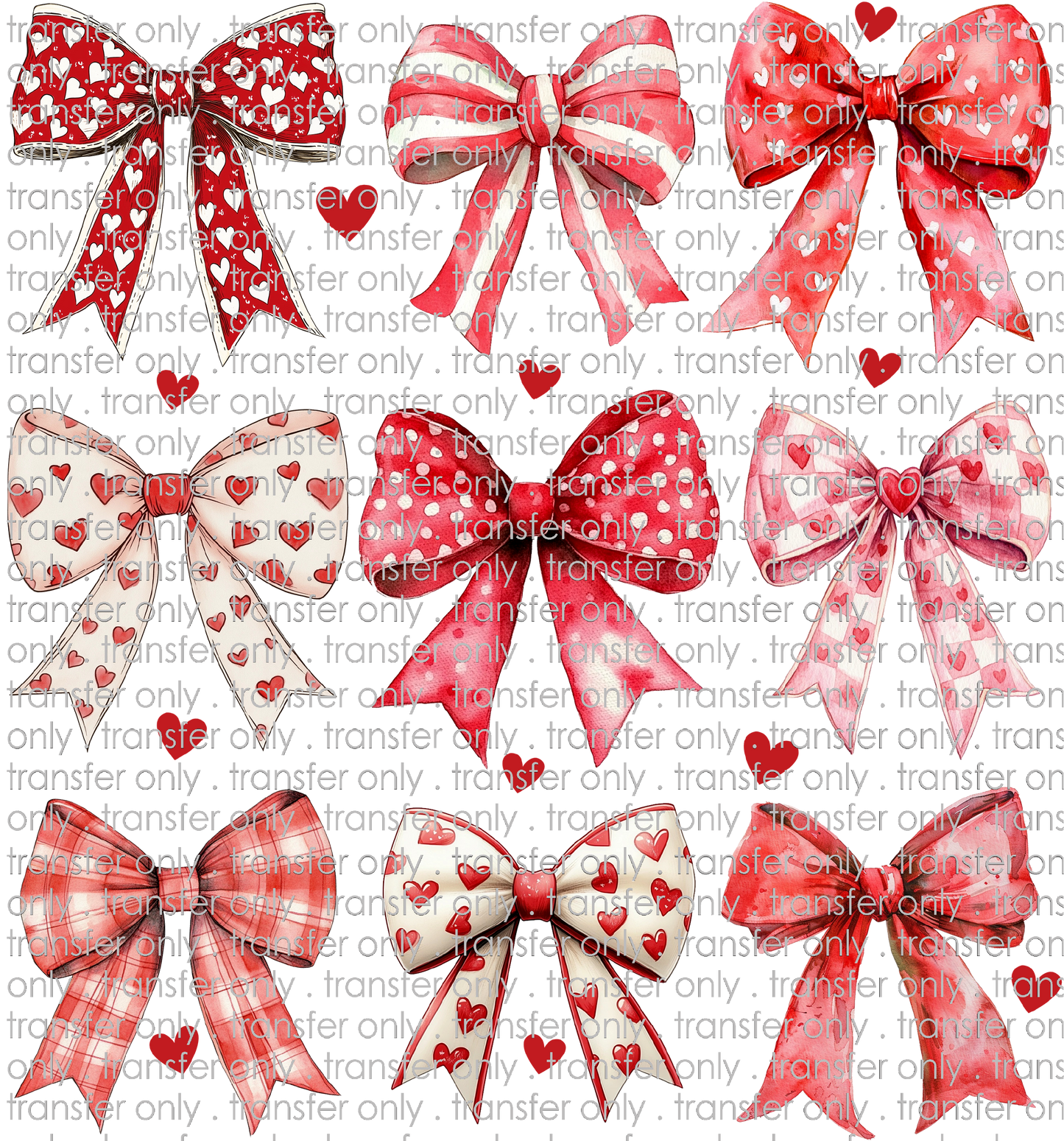 VAL 434 Bows with Hearts