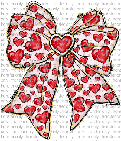 VAL 436 Big Bow with Hearts