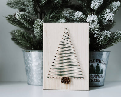 Christmas Tree String Art Kit (Triangle)
