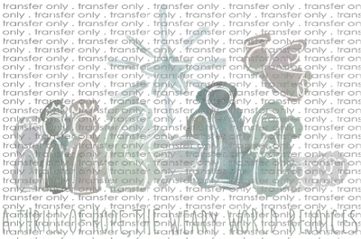 CHR 854 WM Watercolor Nativity