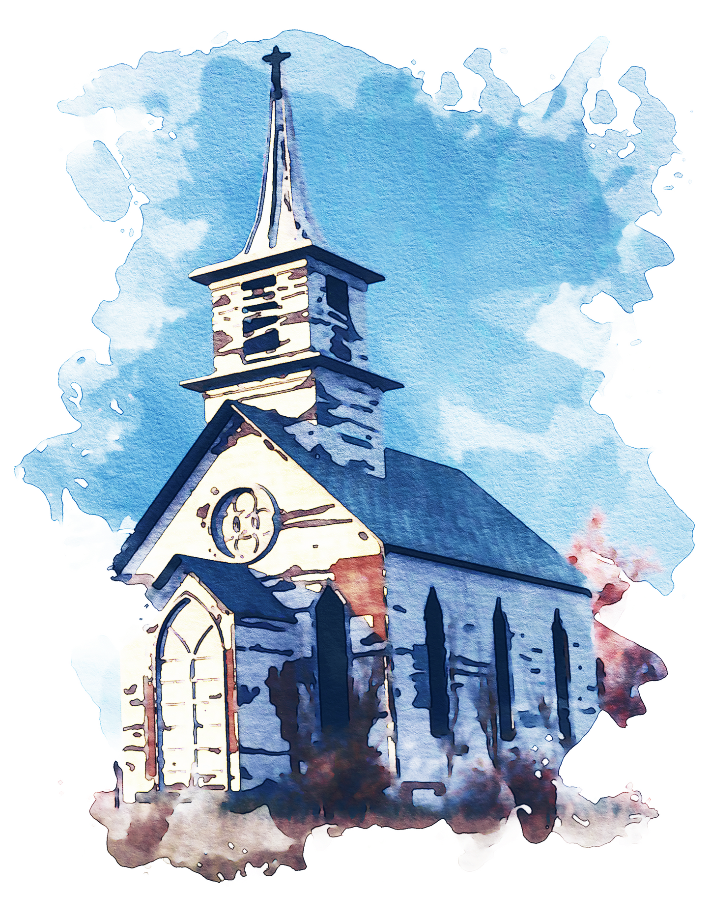 FAITH 7 Watercolor Church