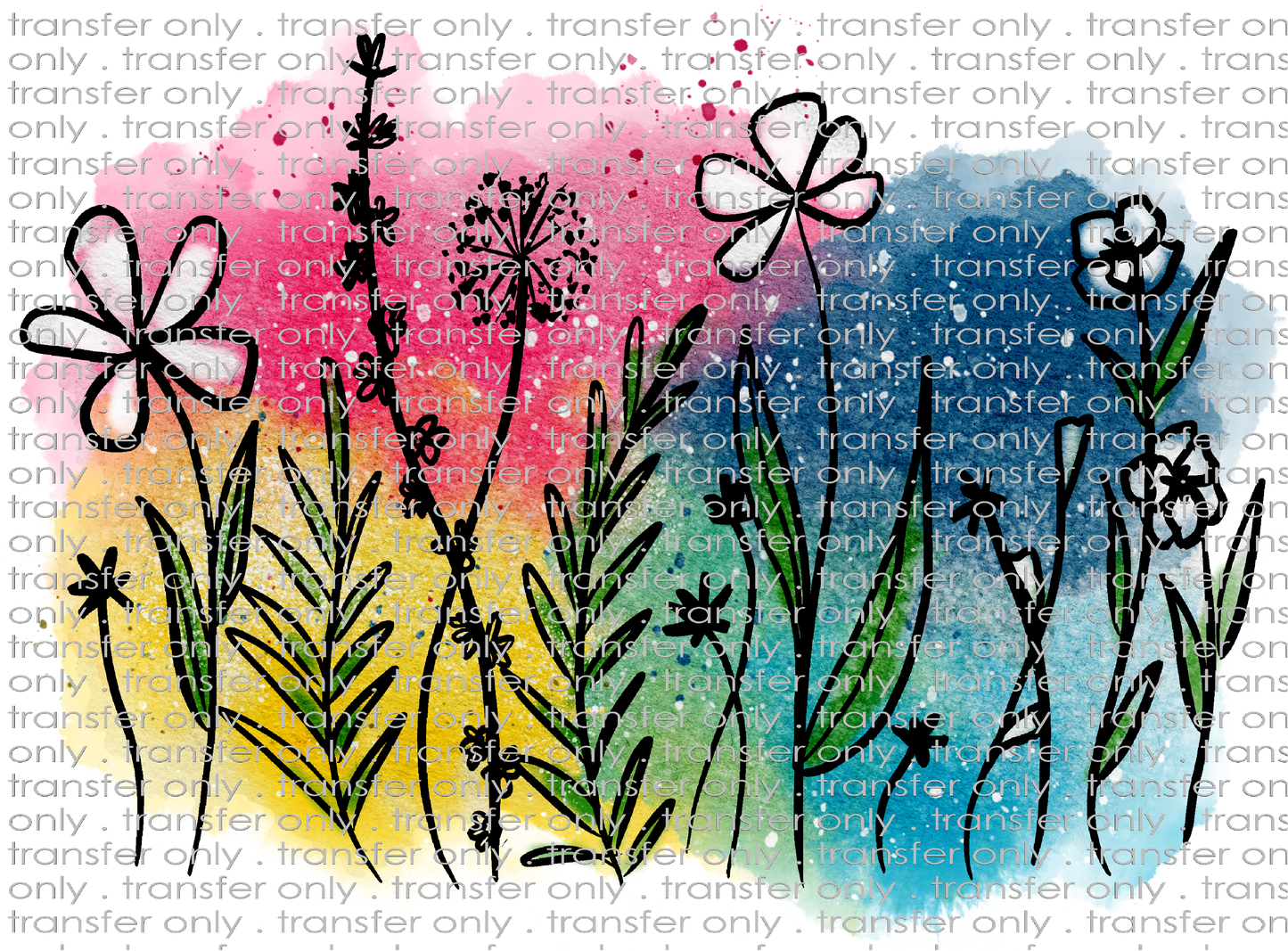 FLW 38 Wildflower Watercolor
