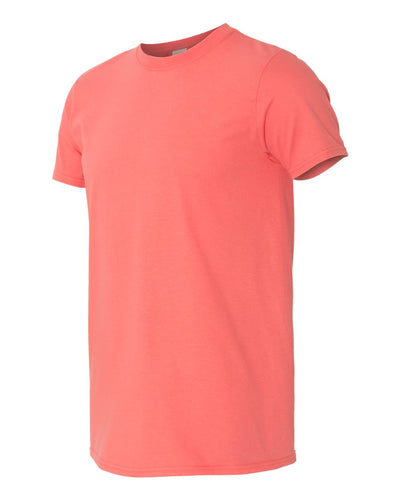 Coral Silk Gildan SoftStyle 64000