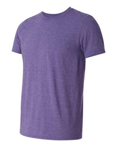Heather Purple Gildan SoftStyle 64000