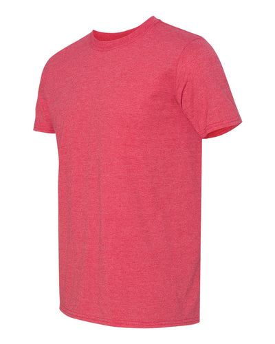 Heather Red Gildan SoftStyle 64000