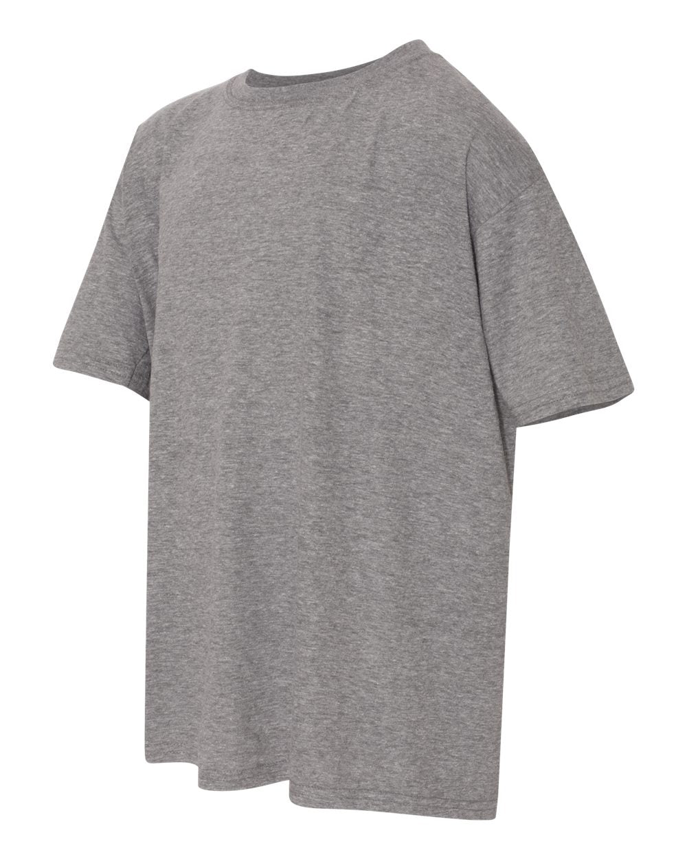 Graphite Heather GILDAN Youth 64000B