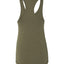 Military Green - Next Level - Racerback Tank - 1533