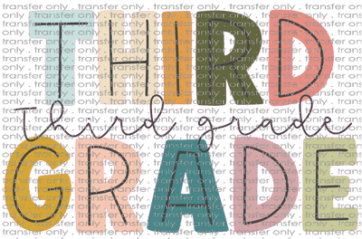 SCH 568 Third Grade Cursive Color