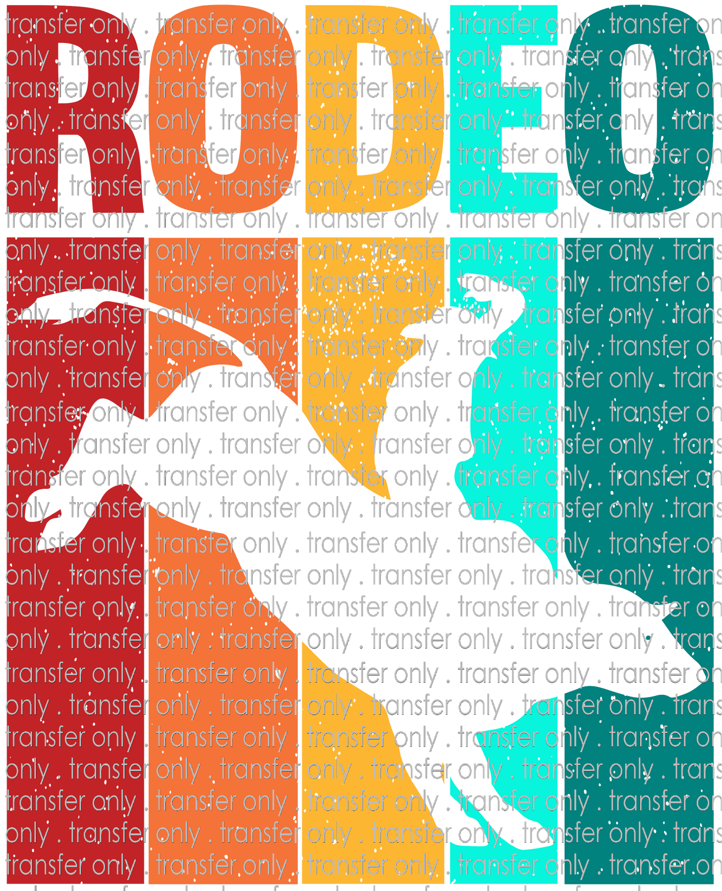 SW 87 Rodeo Bull Colorful