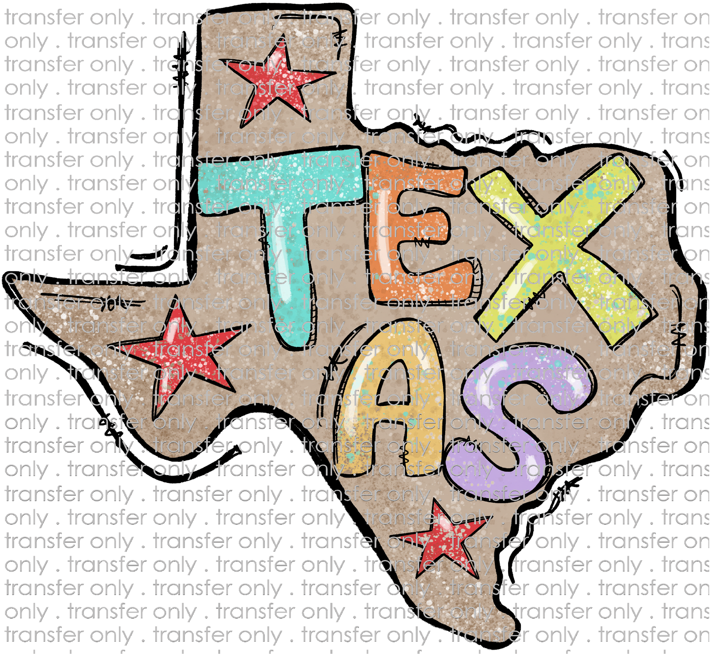 TX 109 Texas Colorful Words